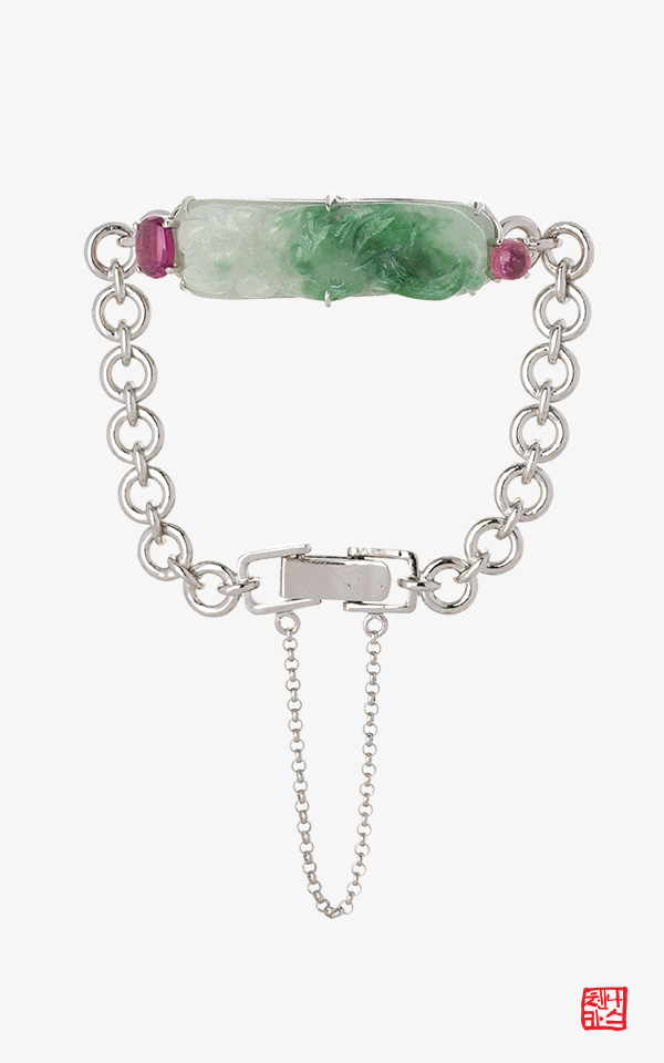 [나스첸카] 아침 햇살에 _ 비취 팔찌