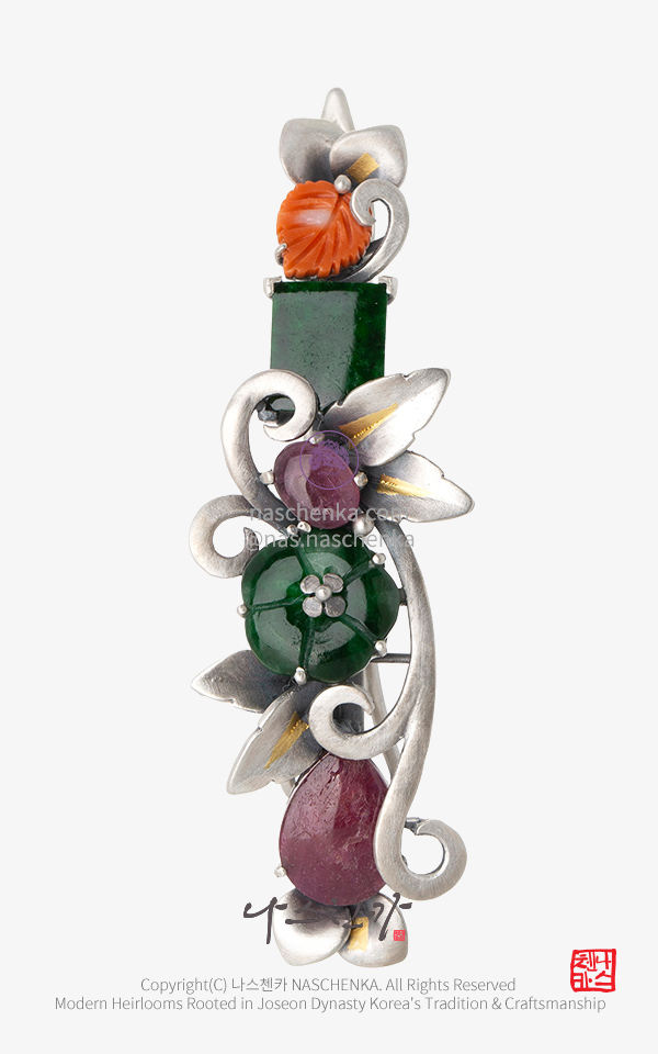 [나스첸카 헤어핀] 보화수집(寶華蒐集) 04 _ 한복 머리핀  Korean Hairpin House — NASCHENKA.