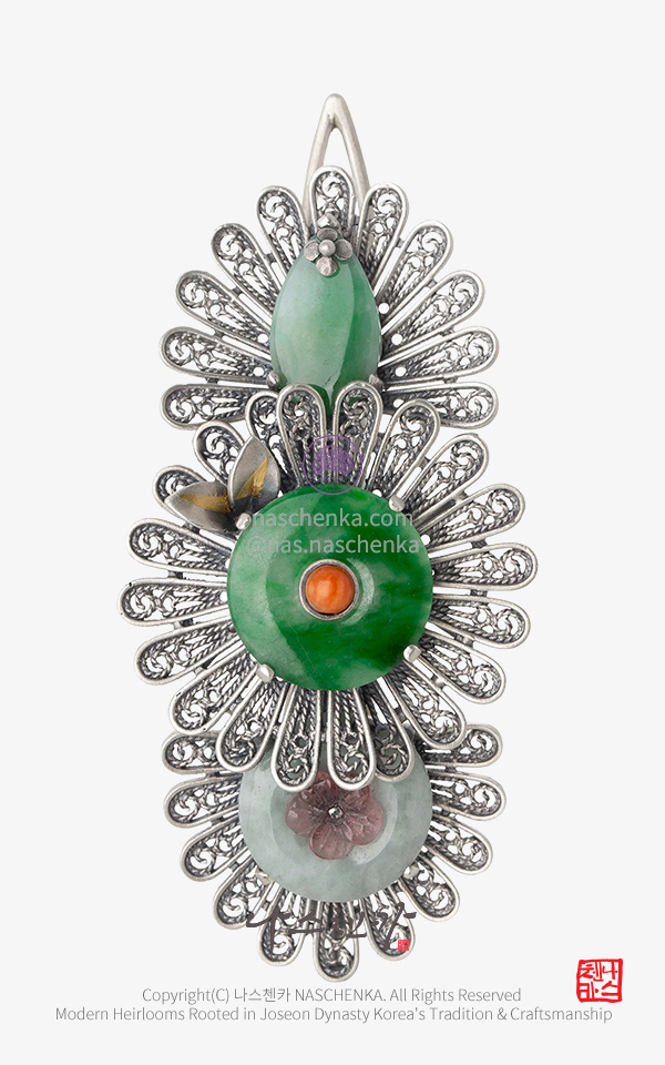 [나스첸카 헤어핀] 보화수집(寶華蒐集) 08 _ 한복 머리핀  Korean Hairpin House — NASCHENKA.