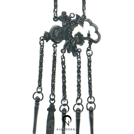 [나스첸카] 앤틱 은제 노리개 [실버 수공예 노리개]