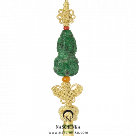 [나스첸카] 비취 호리병 노리개 _ 비취 노리개 손끈목