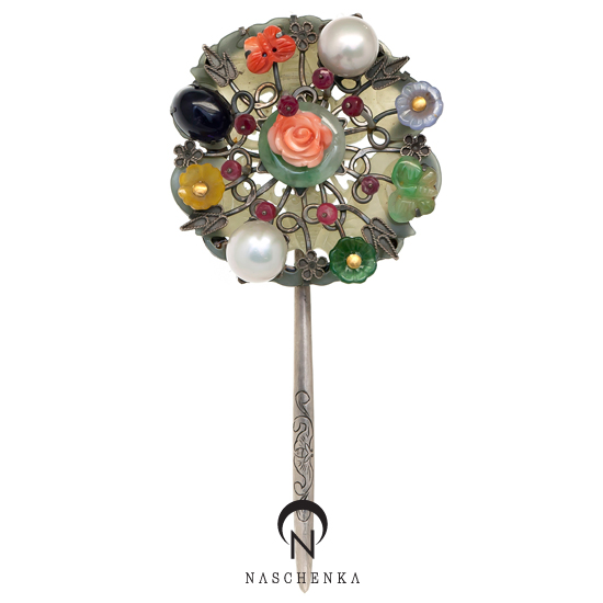 [나스첸카] 넌 나의 시크릿 [실버 수공예 떨잠 뒤꽂이]