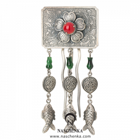 [나스첸카] 봉인해제 _ 전통 은 뒤꽂이 _ 한복 머리장식 _ 결혼준비 _ 신랑어머니한복