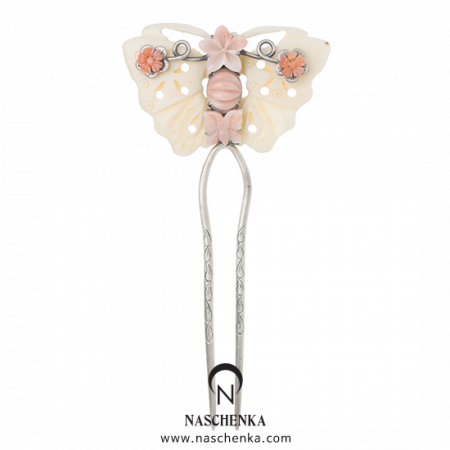 [나스첸카] 존재감을 증명하기 _ 산호 뒤꽂이 _ 한복 머리장식 _ 결혼준비 _ 신랑어머니한복 쪽진머리비녀