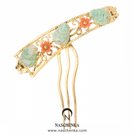 [나스첸카] 한복에도 기품있는 장신구를 _ 비취 뒤꽂이