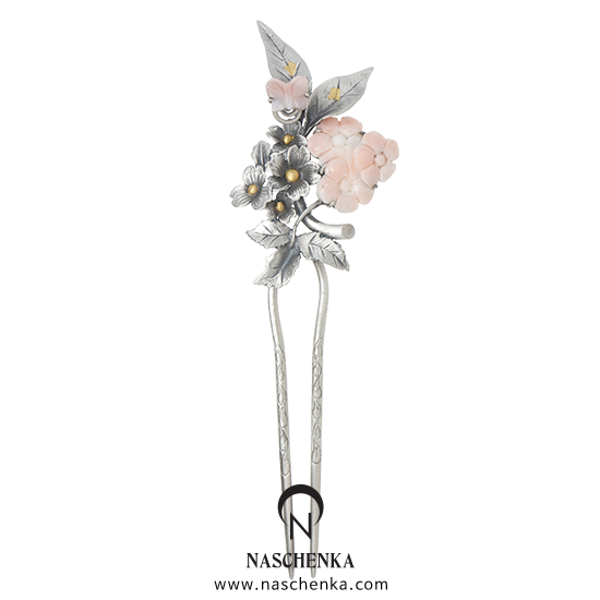 [나스첸카] 나를 위한 고품격 산호 뒤꽂이 4 _ coral 산호 뒤꽂이 _ 신랑어머니한복 쪽진머리비녀