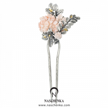 [나스첸카] 나를 위한 고품격 산호 뒤꽂이 10 _ coral 산호 뒤꽂이 _ 신랑어머니한복 쪽진머리비녀