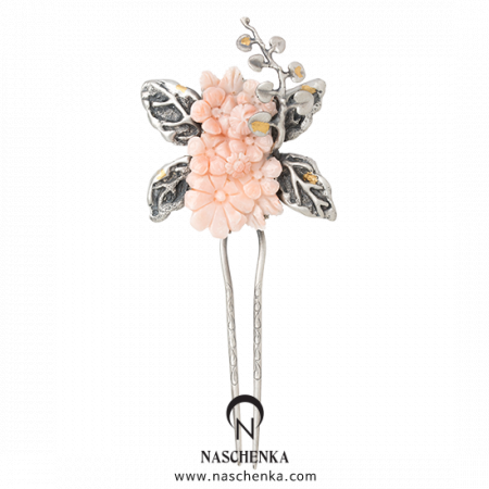 [나스첸카] 나를 위한 고품격 산호 뒤꽂이 21 _ 소헌왕후 혼주 한복 뒤꽂이 비녀