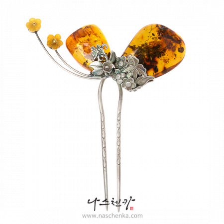 [나스첸카] 퐁퐁 솟아나는 _ 호박 뒤꽂이