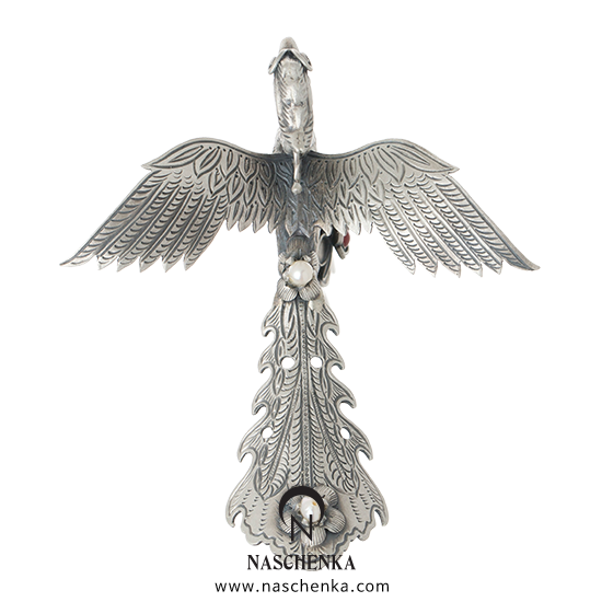 MBC 금혼령 협찬 은뒤꽂이 봉황뒤꽂이 하늘을 향하는 봉황