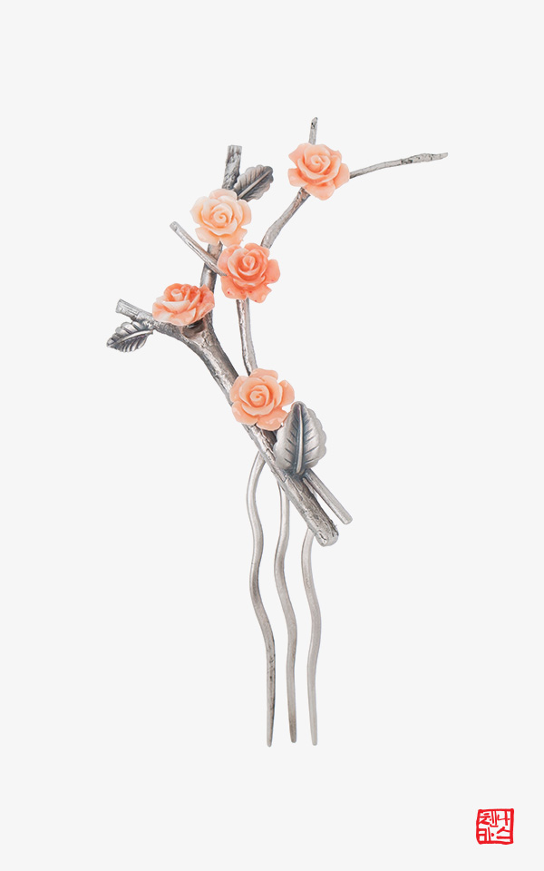 MBC 드라마 조선변호사 협찬 은뒤꽂이 한복뒤꽂이 봄 여름 정취나무 2 나스첸카