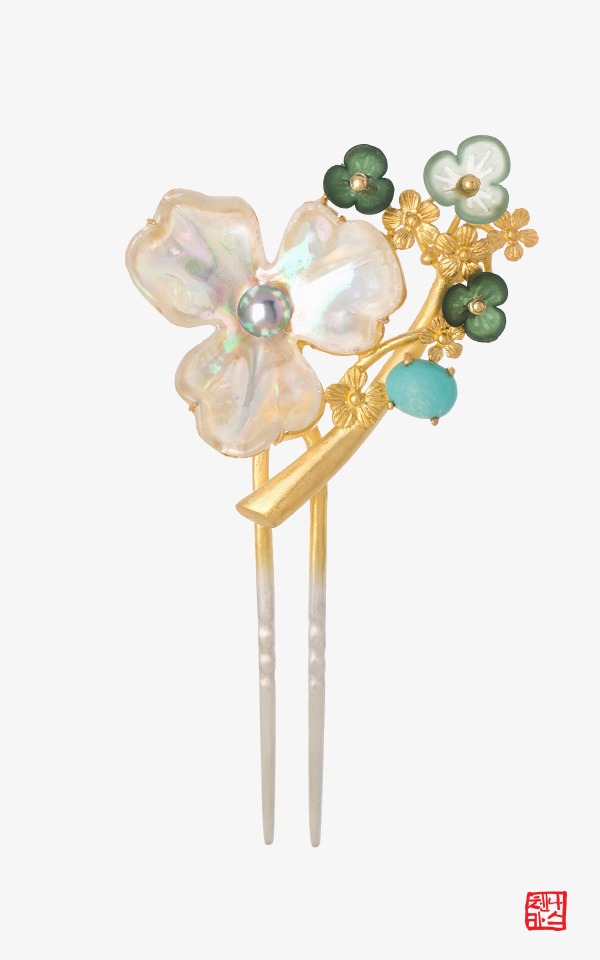 MBC 드라마 조선변호사 협찬_금화 8 _ 은뒤꽂이 한복악세사리 나스첸카