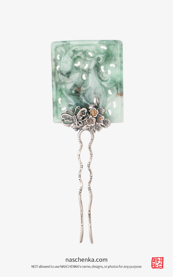 MBC 드라마 조선변호사 협찬 비취뒤꽂이 옥뒤꽂이 은뒤꽂이 사각사각 나스첸카