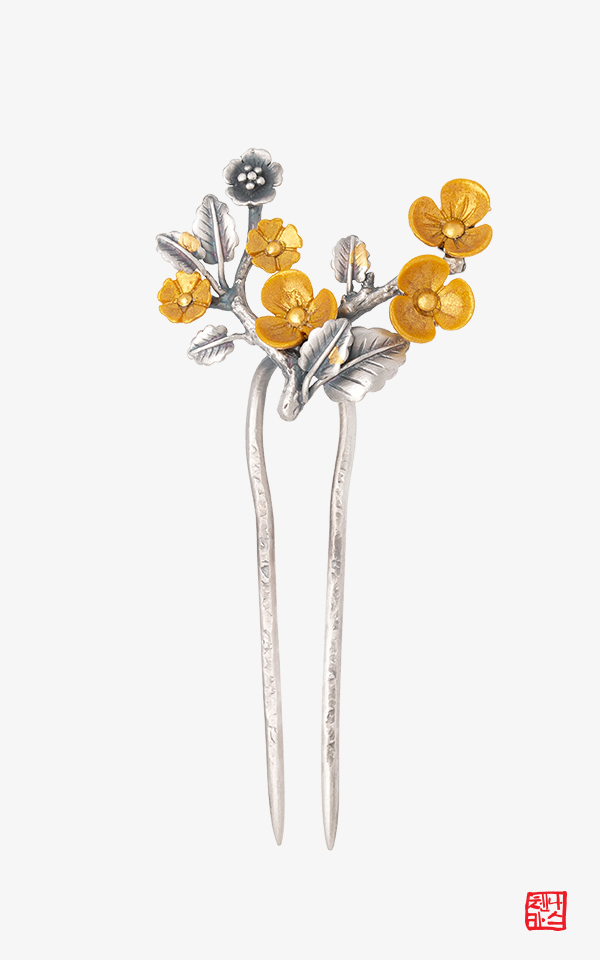 MBC 금혼령 협찬 꽃뒤꽂이 은뒤꽂이_꽃구름 2