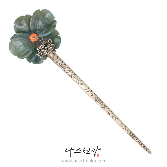 [나스첸카] 꽃 소비녀 _ 은비녀 비녀