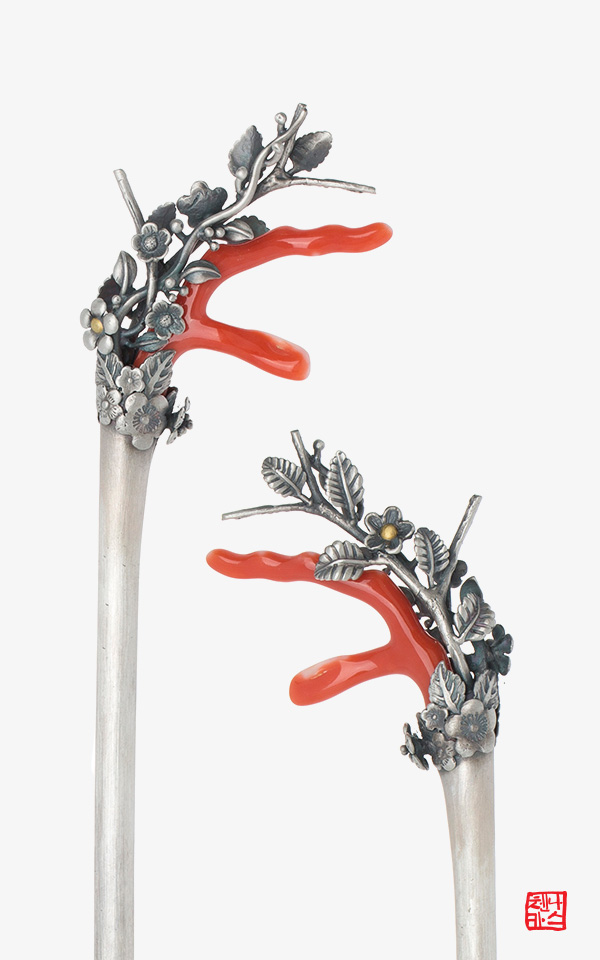 [NASCHENKA] MBC 옷소매 붉은 끝동 협찬 _ 나스첸카 가 제안하는 산호 은비녀