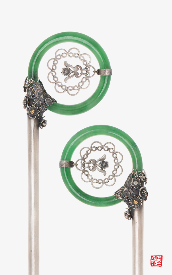 [나스첸카] MBC 옷소매 붉은 끝동 협찬_너를 만날 기다림으로 _ 한복 비녀, 전통비녀, 비녀, 은비녀