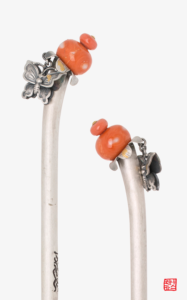 [þī] [] ȣ _ ȣ  Coral Binyeo Silver 