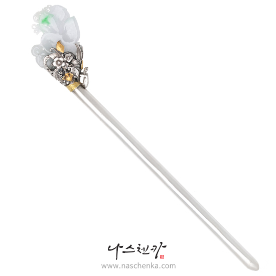 비취비녀 옥비녀 한복비녀 비녀핀 머리비녀 헤어비녀핀 무용의 선을 살리다 152