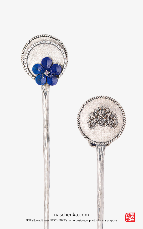 MBC 드라마 금혼령 협찬 은비녀 소비녀 올림머리비녀 헤어비녀핀 라피스라줄리비녀 청금석비녀 은하수 루나 8