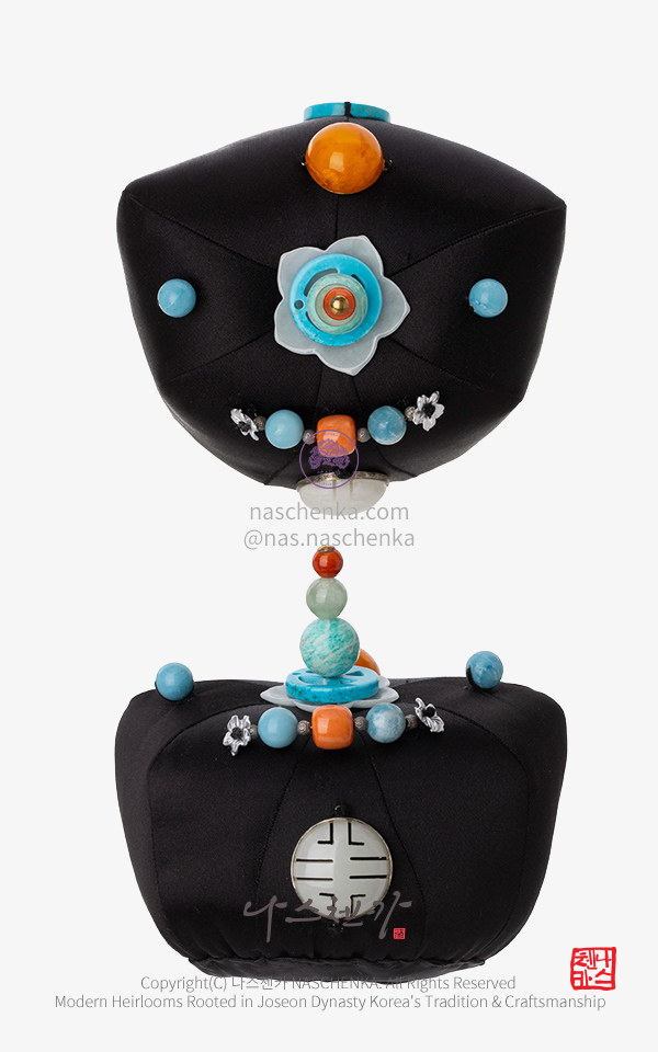 [나스첸카] 만사여의 검정 족두리 