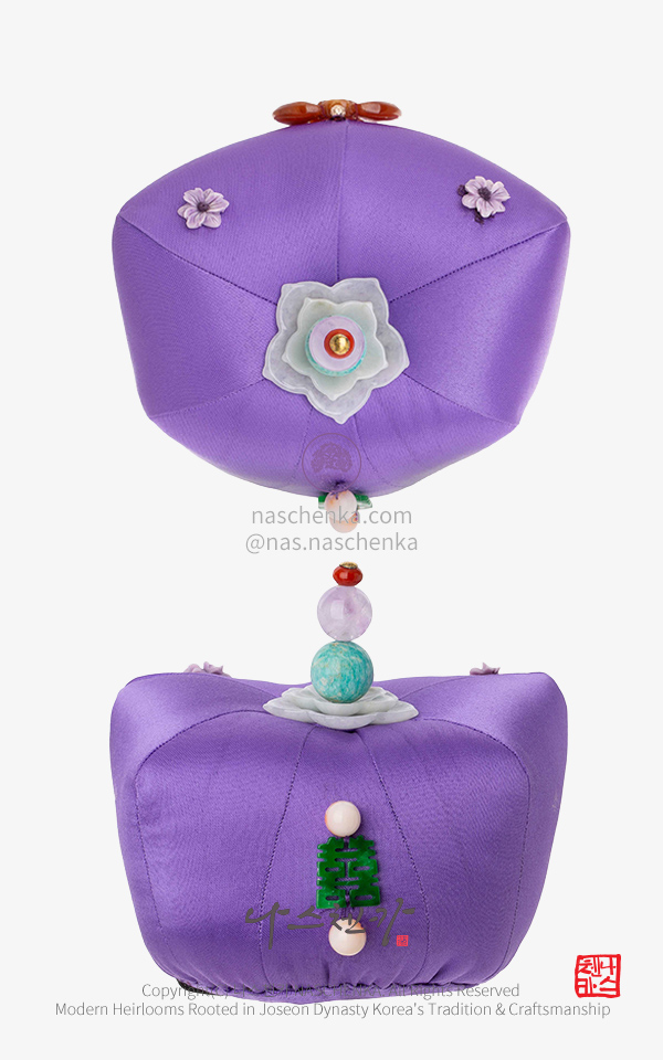 [나스첸카] 백년해로 21세기 전통 족두리 