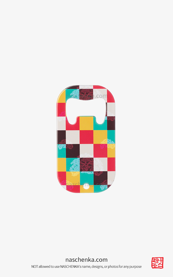 나스첸카 굿즈 조각보 작은 사이즈 오프너 3.8x7cm