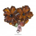 Agate brooch