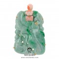 Jade brooch