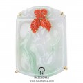 Jade brooch