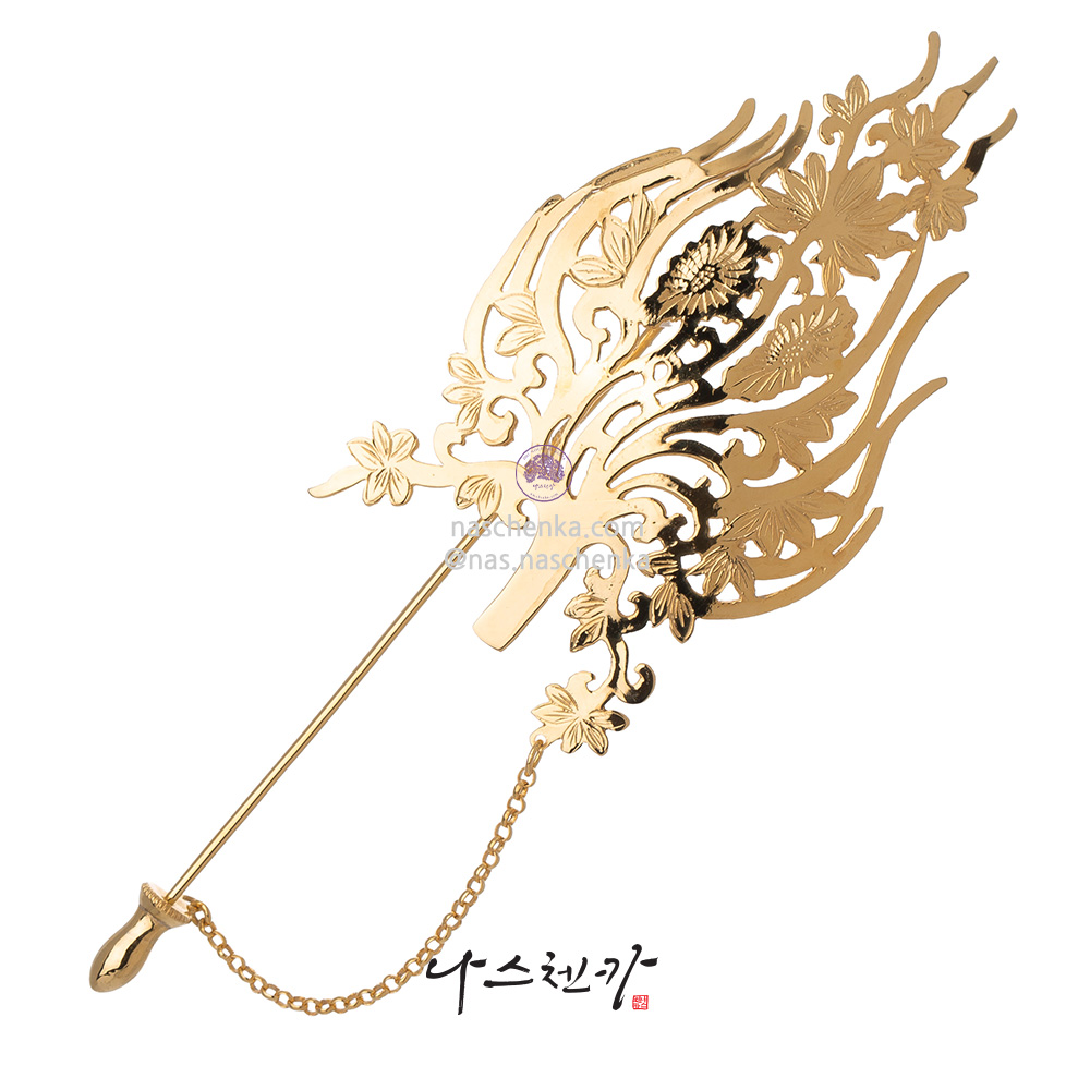 Silver brooch