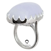 Lavender jade ring