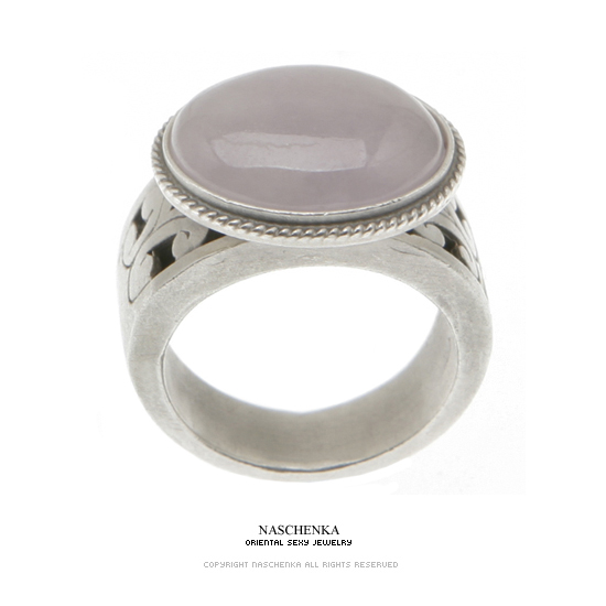 Lavender jade ring