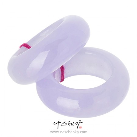Lavender jade garakji rings