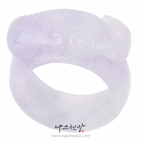 Lavender jade garakji rings
