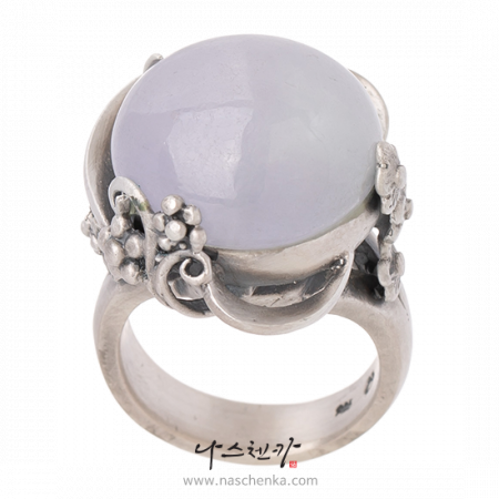 Lavender jade ring