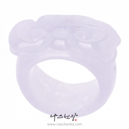 Lavender jade garakji rings No. 10