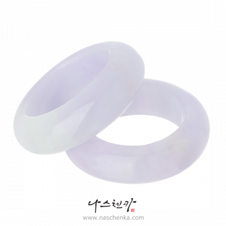 Lavender jade garakji rings