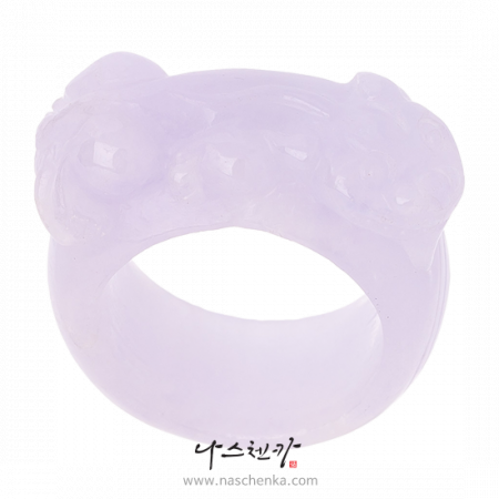 Lavender jade garakji rings No. 5