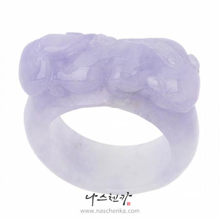 Lavender jade garakji rings No. 6