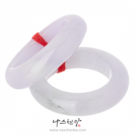 Lavender jade garakji rings