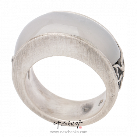 Jade silver garakji rings No. 4