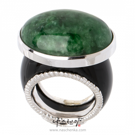 Solid jade garakji rings