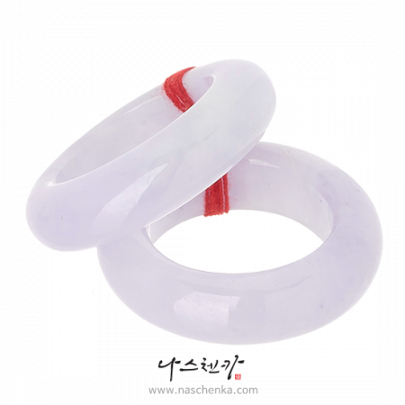 Cloud lavender jade garakji rings