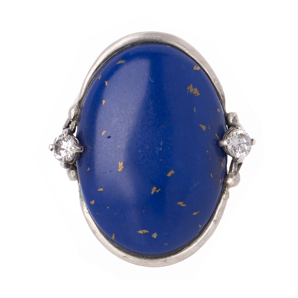 Gemstone silver ring