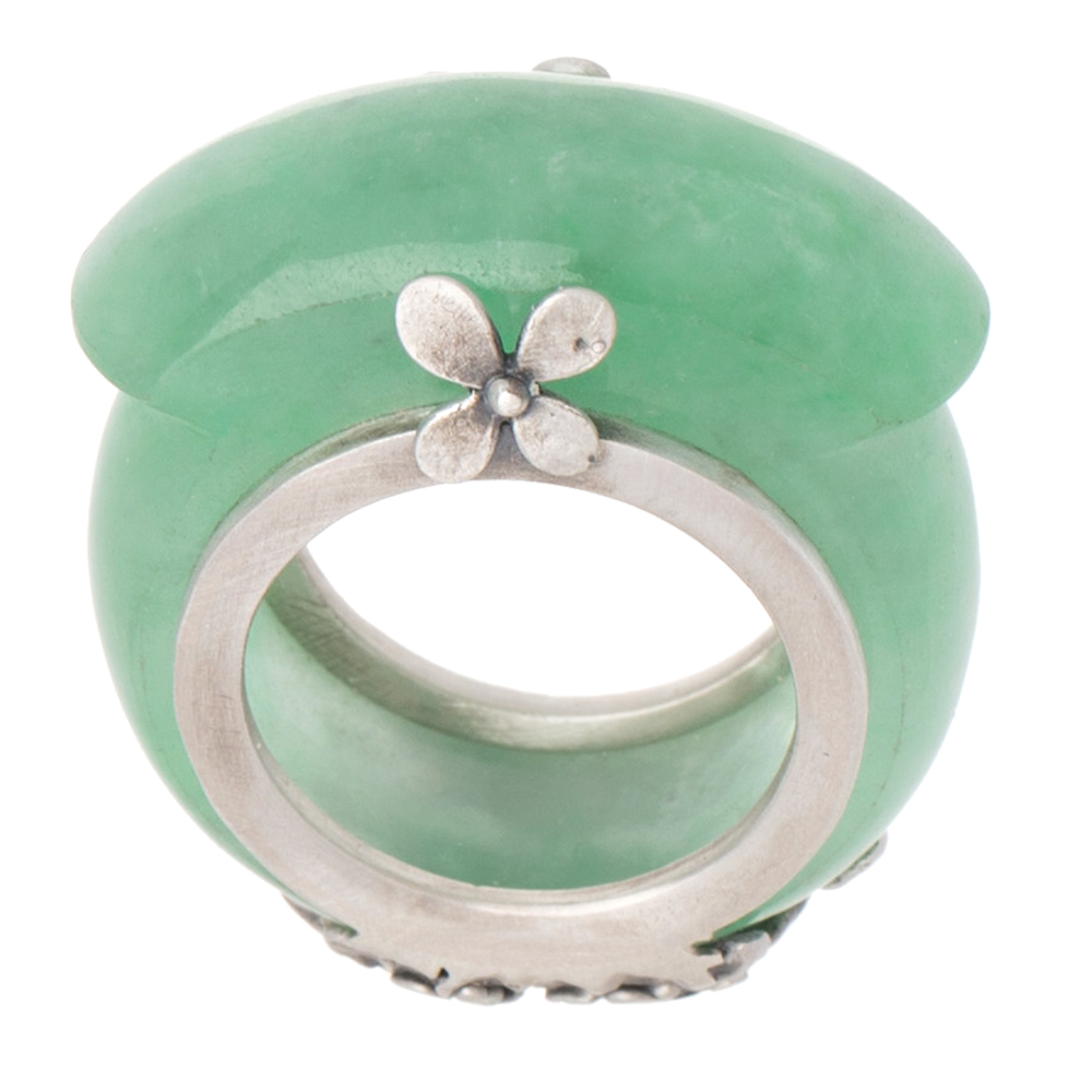 Solid jade garakji rings No. 21