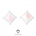 Mother-of-pearl gemstone earrings