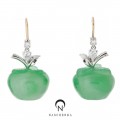 Jade earrings