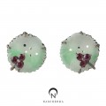 Jade earrings