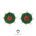 Jade earrings